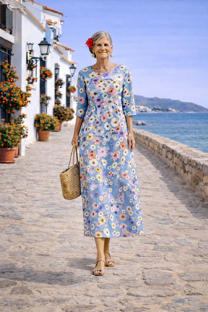 Adriana | Graceful Floral Gown