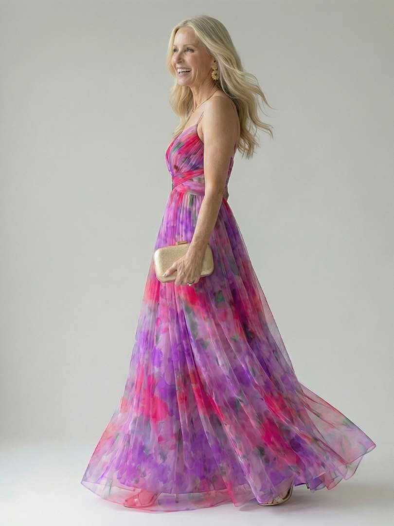 Valencia Sunset Maxi Dress