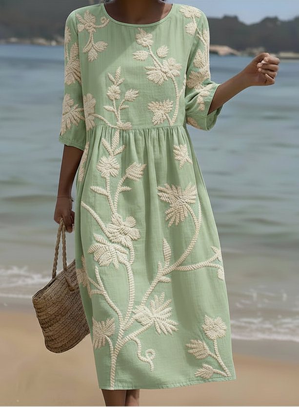 Renata | Chic Floral Elegance Dress