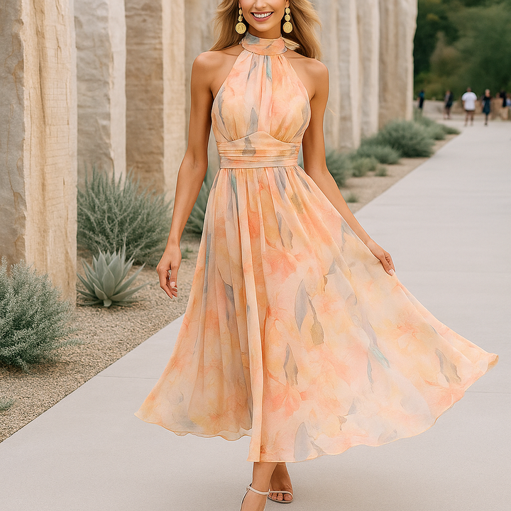Sienna Sunset Flow Dress