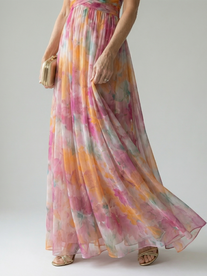Valencia Sunset Maxi Dress