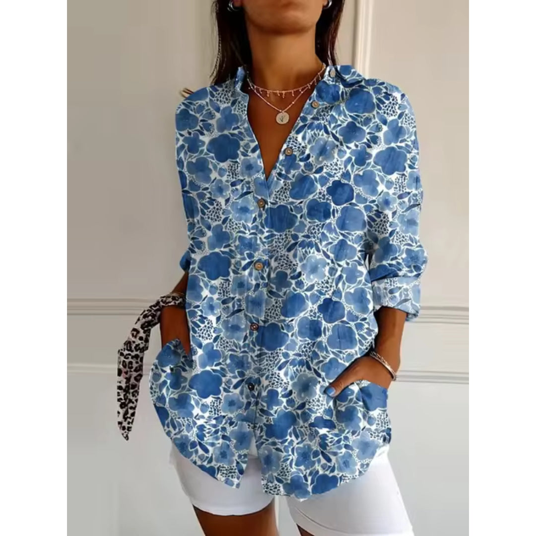 Elara Lightweight Floral Blouse
