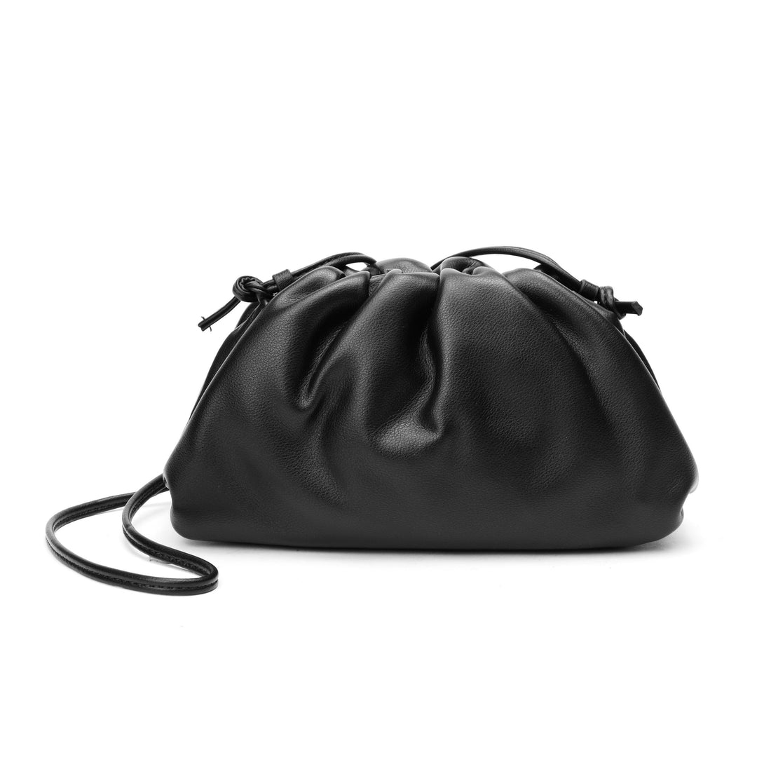 The Elara Woven Leather Clutch