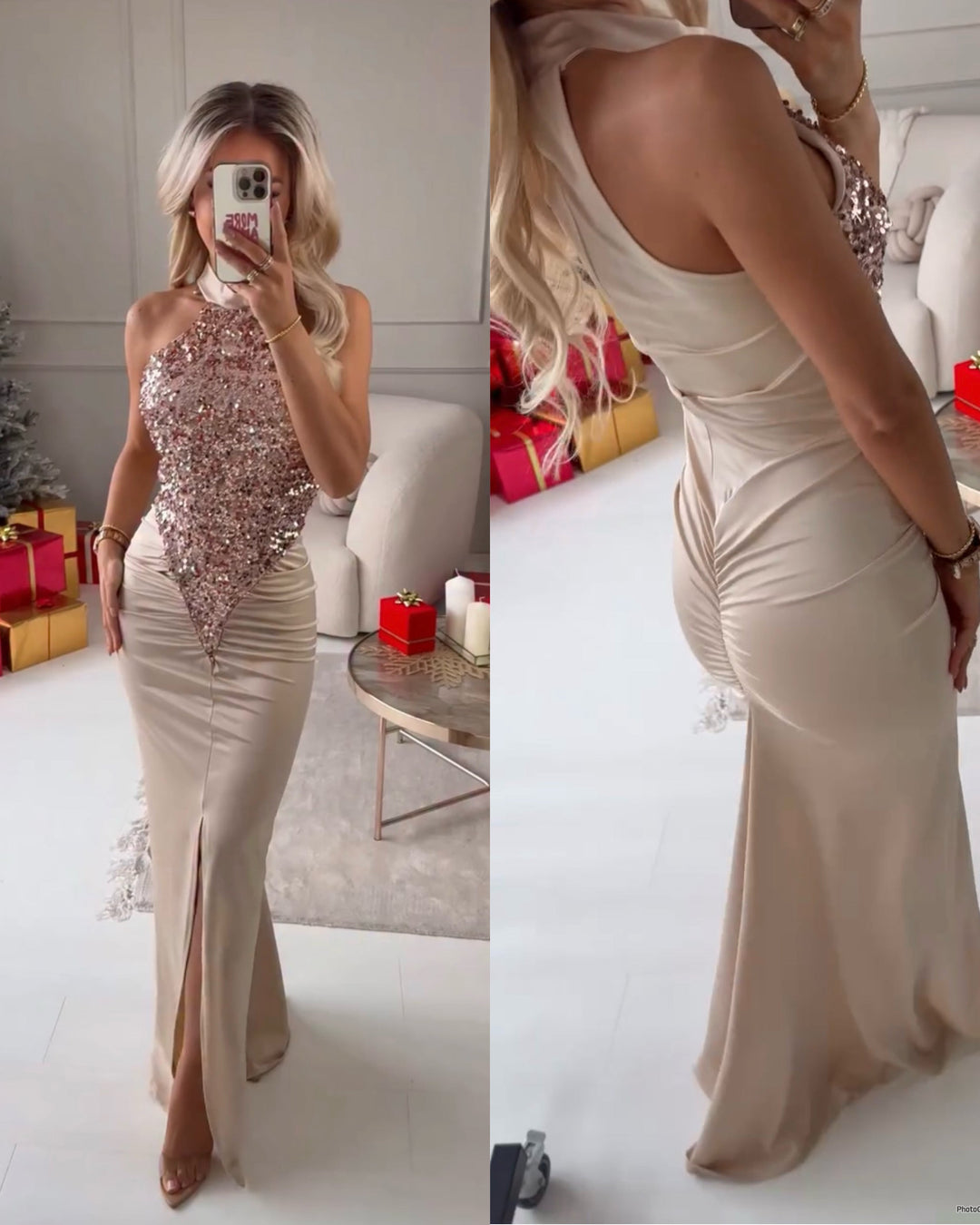 Velora Midnight Glam Dress