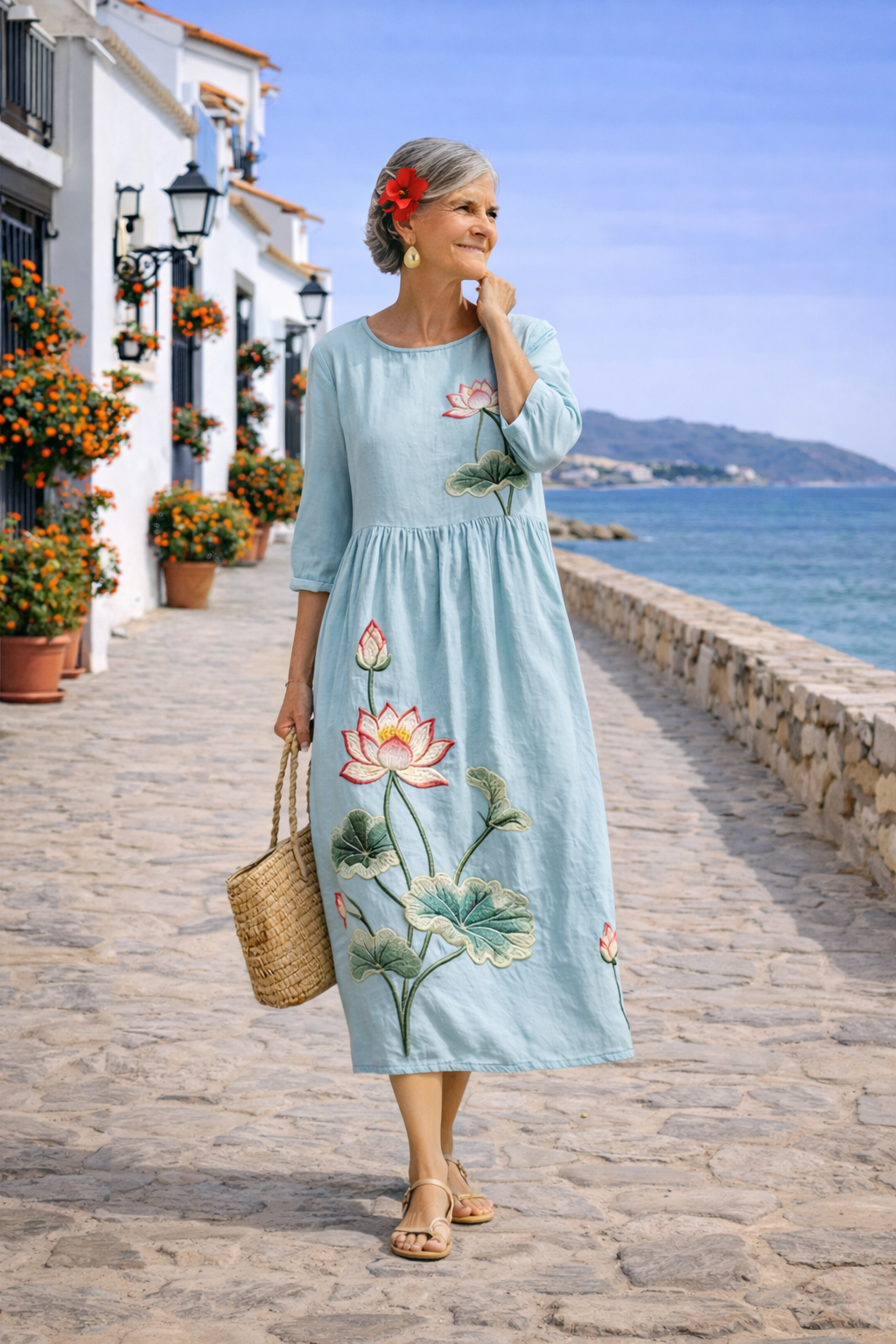 Vanessa | Graceful Floral Gown