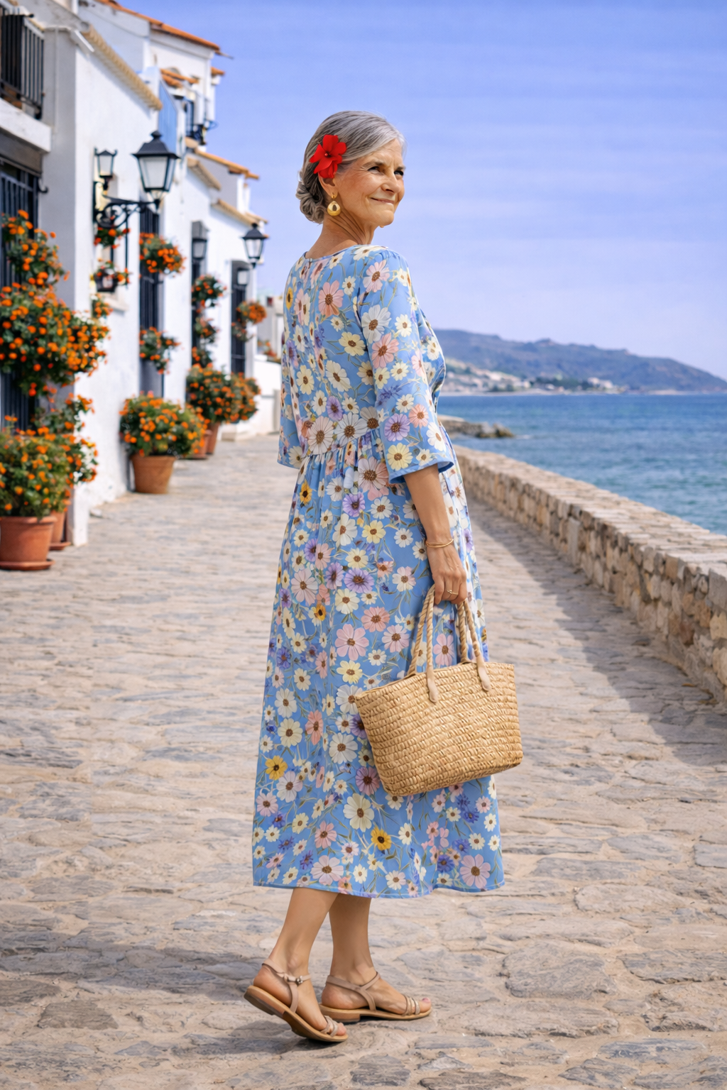 Adriana | Graceful Floral Gown