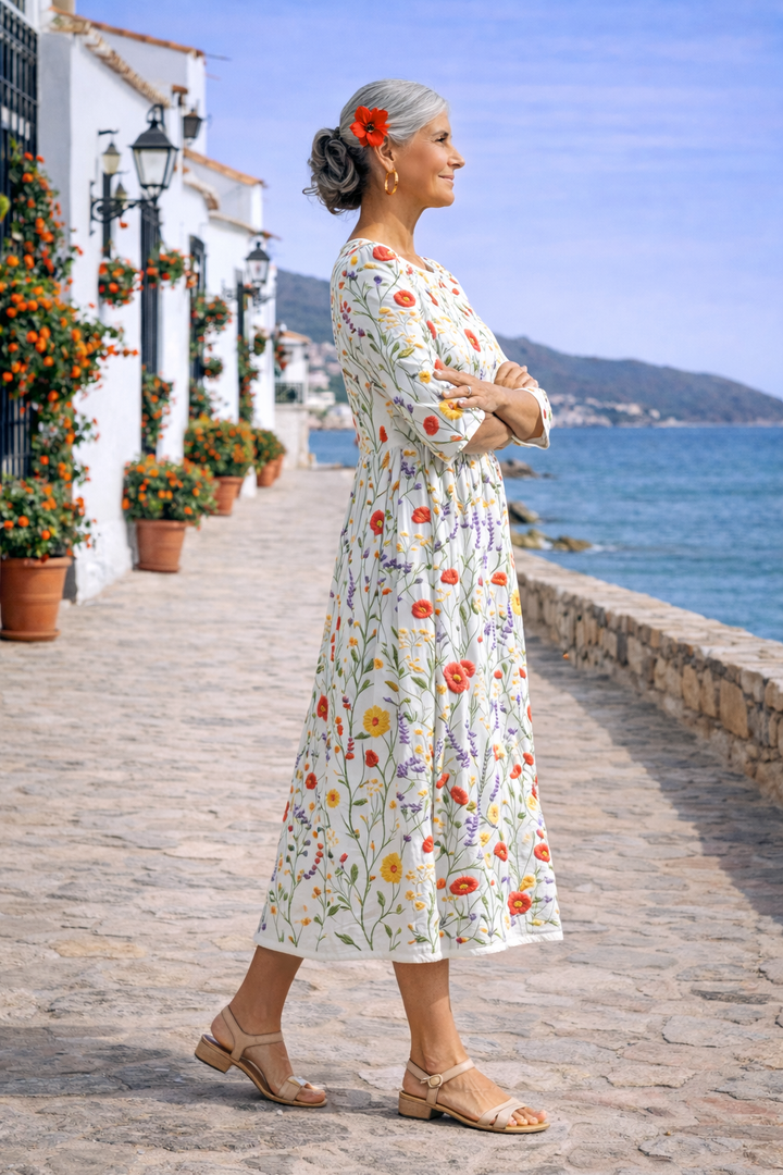 Natalia | Graceful Floral Gown