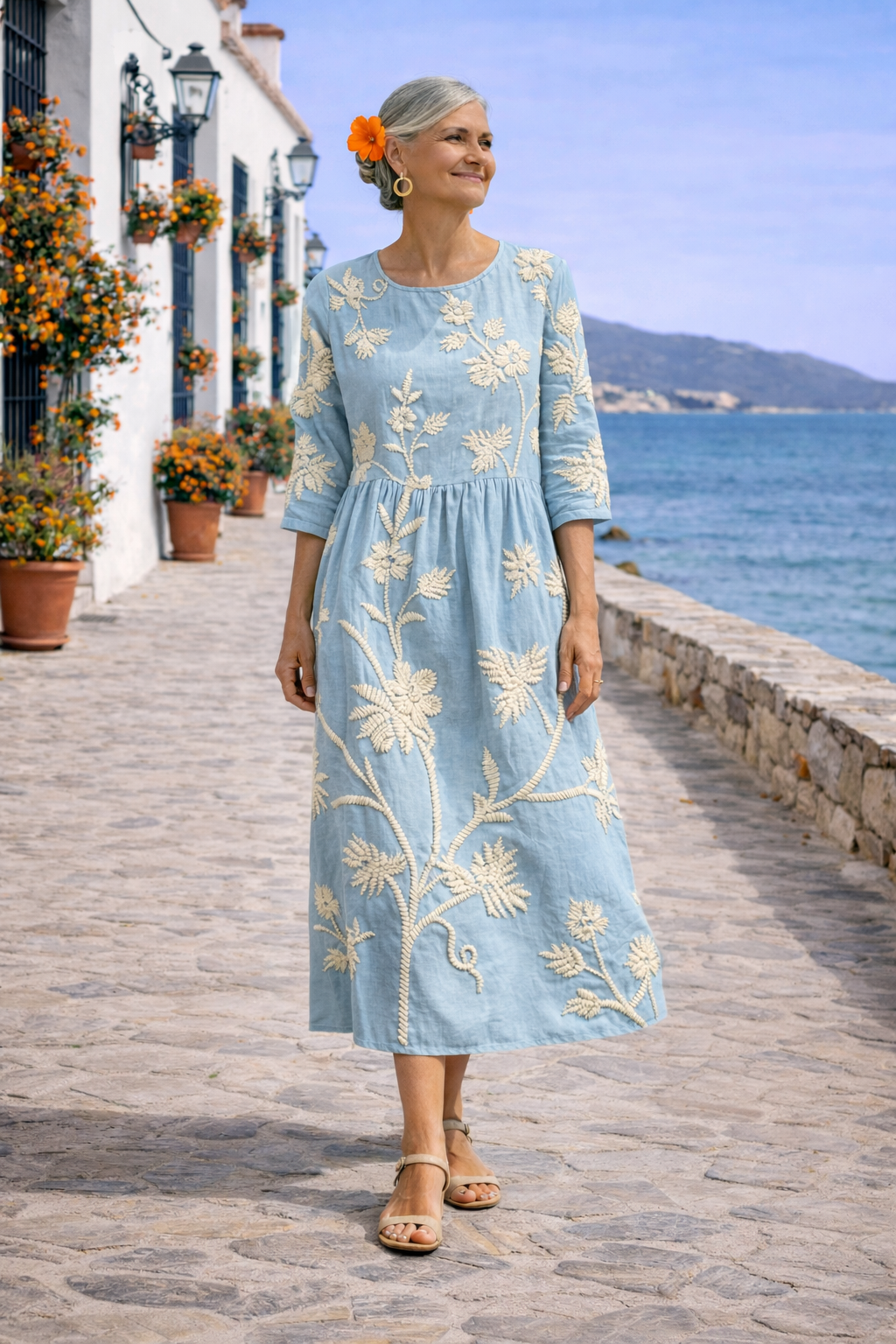 Catalina | Chic Floral Elegance Dress