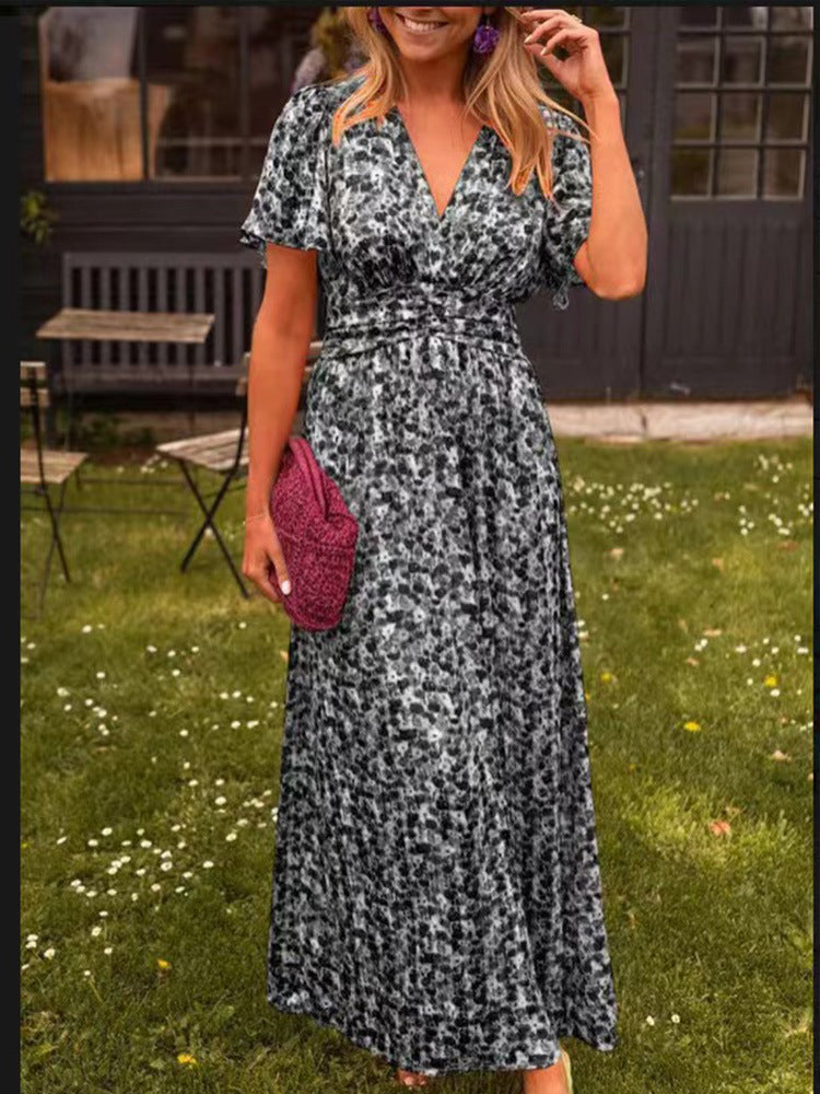 Elina – Elegant Floral Maxi Dress