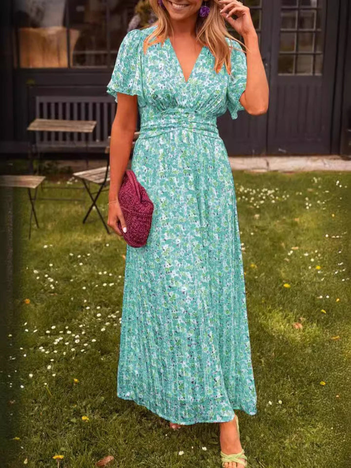 Elina – Elegant Floral Maxi Dress