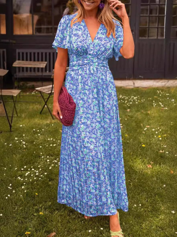Elina – Elegant Floral Maxi Dress