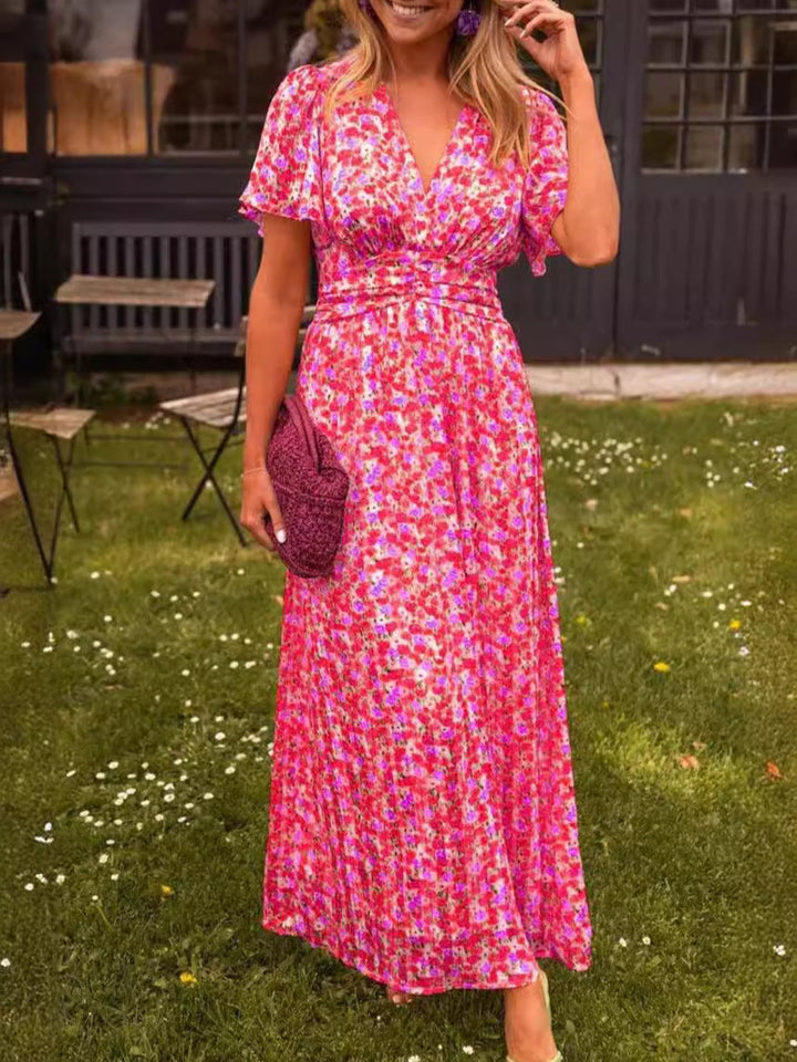 Elina – Elegant Floral Maxi Dress