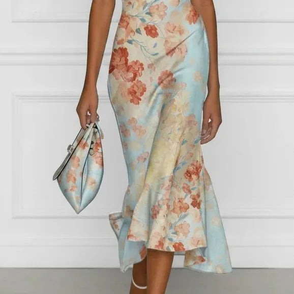 Amara | Floral Off-Shoulder Elegance Dress