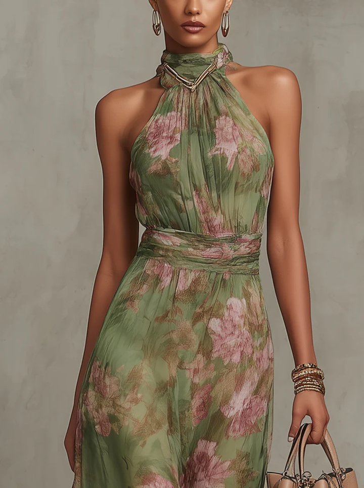 Aria Botanical Elegance Dress