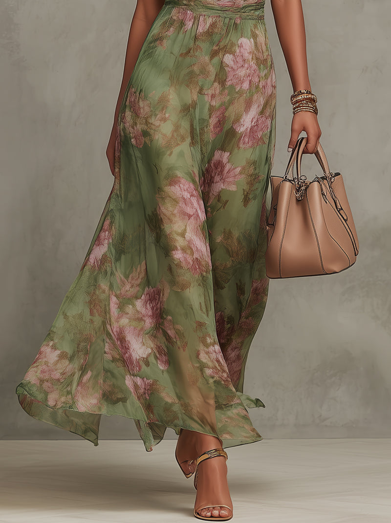 Aria Botanical Elegance Dress