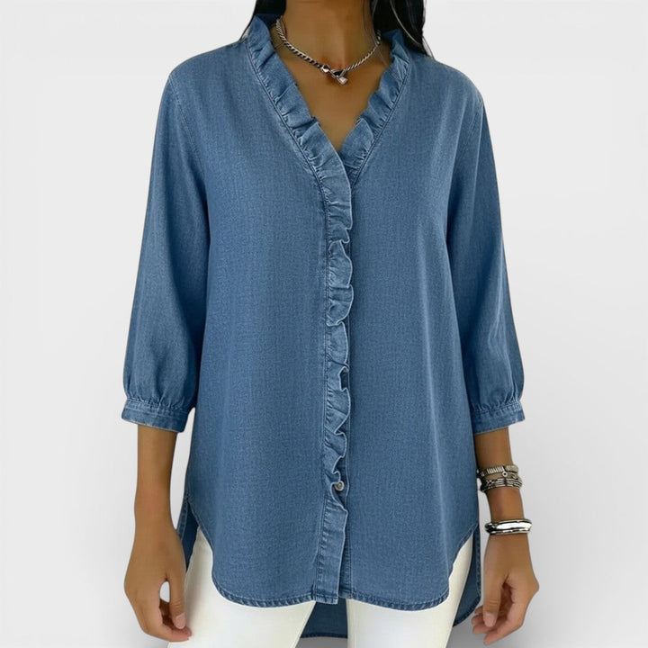 Heather | Chic Ruffled Blouse