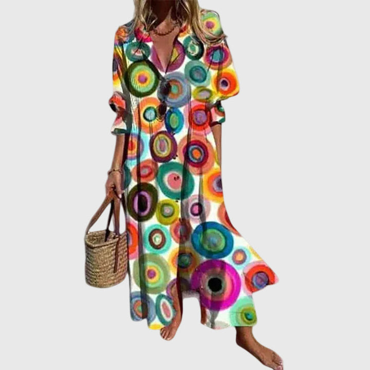 Marina | Relaxed Printed Maxi Dress